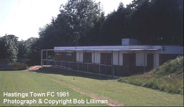 View of the clubhouse at the Firs 1981.